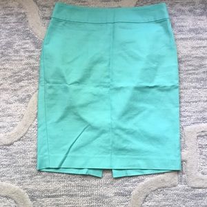 F21 Turquoise pencil skirt